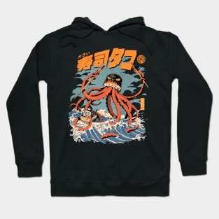 Black The Tako Sushi Hoodie